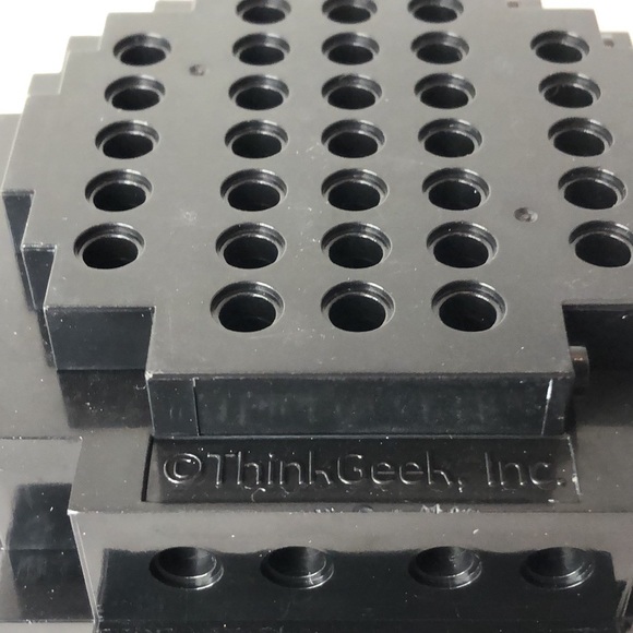 ThinkGeek Built a Brick Black Plastic Mug - Picture 3 of 3